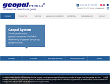 Tablet Screenshot of geopal.dk